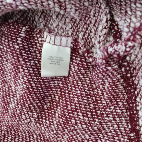 Christopher & Banks Co. Woman's Long Sleeve Sweater Red White Size XL Cotton - Picture 5 of 8